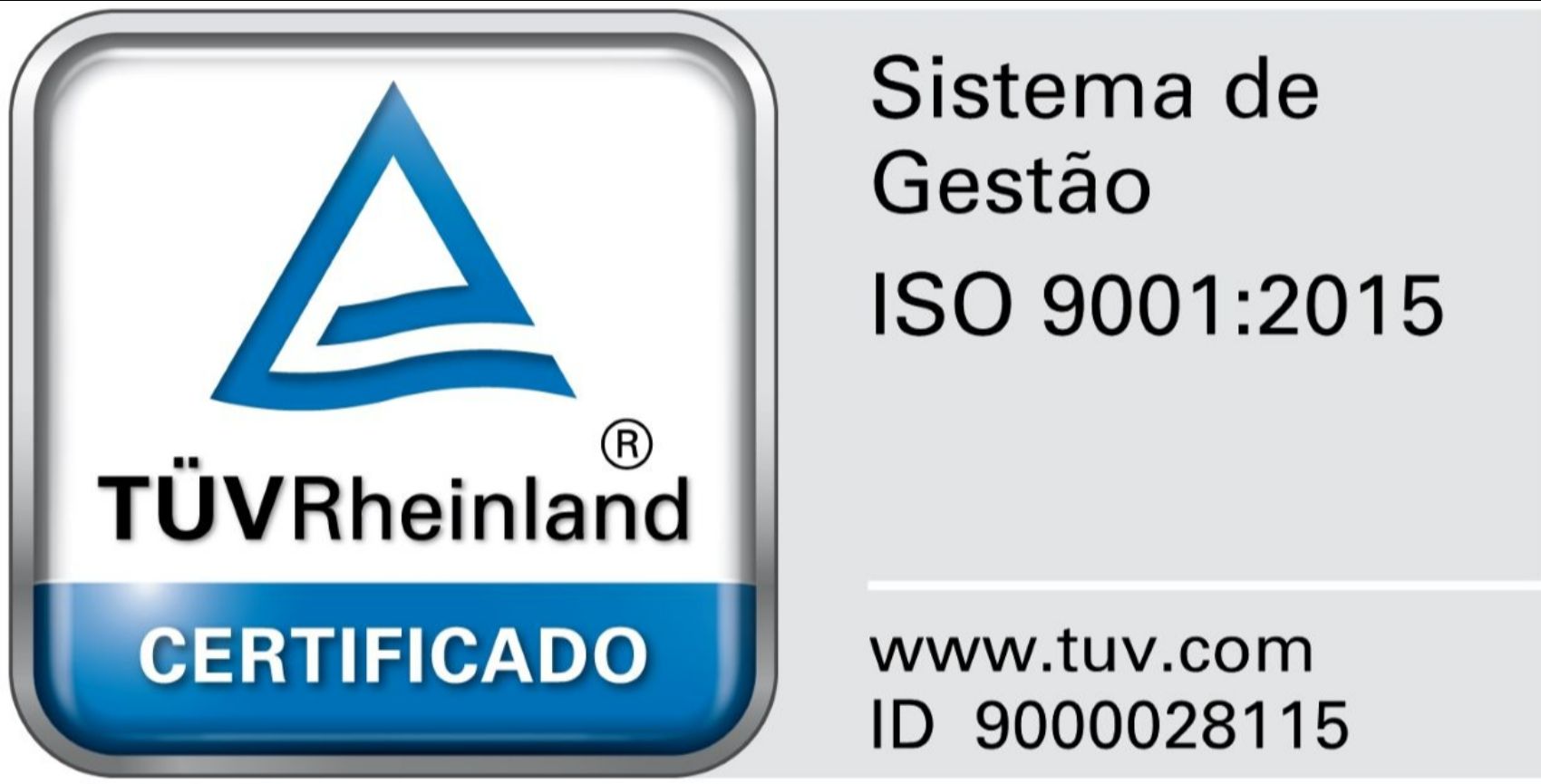Consfer renova certificação ISO 9001 atribuída pela TÜV